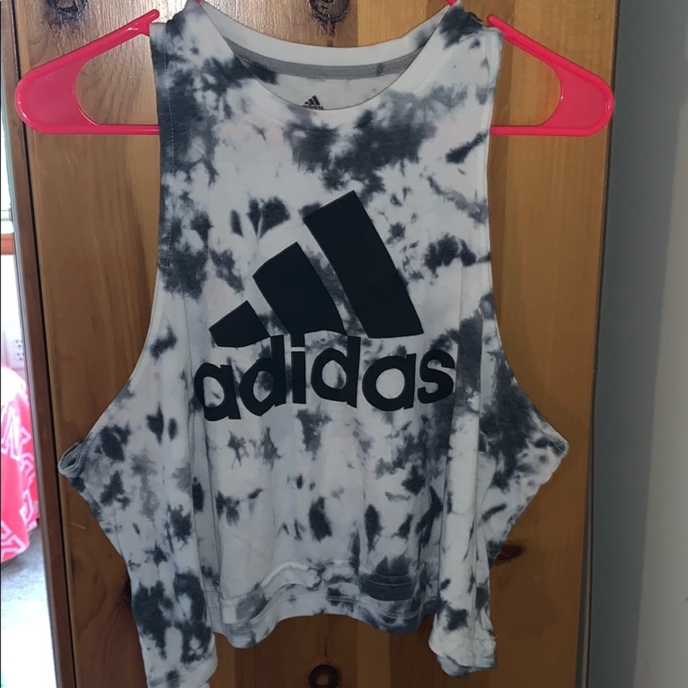 Adidas crop tank top